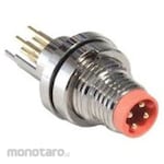 BULGIN Circular connector 4 poles M8 panel mount