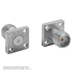 BULGIN Coaxial Connector Jack Flange Mount Circular Coaxial Connector
