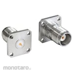 BULGIN Coaxial Connector Jack Flange Mount Circular Coaxial Connector
