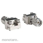 BULGIN Coaxial Connector Male/Female Flange Mount Circular Coaxial Connector