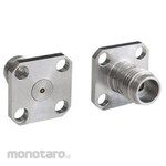 BULGIN Coaxial Connector Male/Female Flange Mount Circular Coaxial Connector