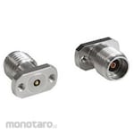 BULGIN Coaxial Connector Male/Female Flange Mount, PCB Mount Circular Coaxial Connector