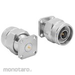 BULGIN Coaxial Connector Plug Flange Mount Circular Coaxial Connector