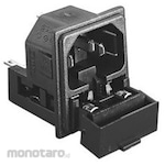 BULGIN IEC Connector Male Snap-in 10A 5 x 20mm 200pcs per box