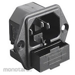 BULGIN IEC Connector Male Snap-in 10A 5 x 20mm 200pcs per box