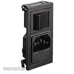 BULGIN IEC Connector Male Snap-in 10A 5 x 20mm 90pcs per box
