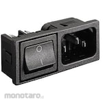BULGIN IEC Connector Male Snap-in 10A 5 x 20mm