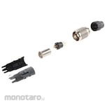 Binder Circular connector, 4 poles, cable mount, 1 box, 100 pieces