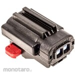 DELPHI Automotive connector, 2-pole, female, 1 bag, 10 pieces