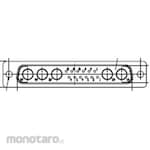 FCT - A MOLEX COMPANY D-sub connector 15 poles female panel mount