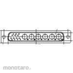 FCT - A MOLEX COMPANY D-sub connector, 7-pole, male, panel mount, 50 pieces per box
