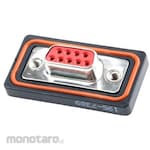 FCT - A MOLEX COMPANY D-sub connector, 9 poles, female, panel mount