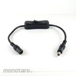 GB [Control Equipment] 2.1mm DC Jack to 2.1mm DC Plug Conversion Cable (32cm with Switch)