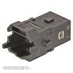HARTING Heavy Duty Connector Han 1A Series Male 3 Pole 16A 400V 1A 09100033200