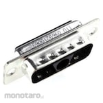 HARTING Hybrid D-sub connector (solder terminal) Harting, male, 3 (power / coaxial) poles