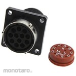 ITT Canon Circular Connector 12POS RCPT Flange