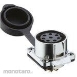 LUMBERG Circular connector, 3-pole, cable mount