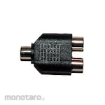 Linkman Conversion connector RCA jack to RCA jack x 2