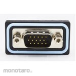 NORCOMP D-sub Connector Solder Terminal 15 Way Male PCB Mount
