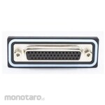 NORCOMP D-sub Connector Solder Terminal 44 Way Female PCB Mount