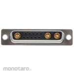 NORCOMP D-sub connector 13 poles female panel mount