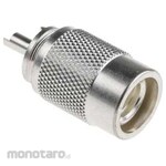 RS PRO Straight Cable Mount UHF Connector Plug