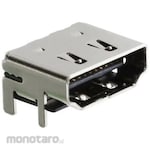 SAMTEC HDMI connector, female, standard, connection direction: straight, 1 set, 275 pieces