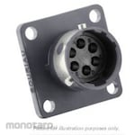 SOURIAU Circular connector, 6 poles, standard
