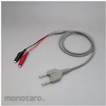 STACK ELECTRONICS Alligator clip - banana double-headed plug test cable 1m