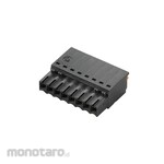 WEIDMULLER Female Plug Push In Spring Connection Black 3.50mm
