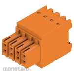WEIDMULLER Female Plug Push In Spring Connection