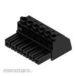 WEIDMULLER Female Plug, Clamping-yoke Screw Connection BVZ 7.62HP 180 SN