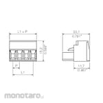 WEIDMULLER Female pLugs - Clamping yoke Screw Connection BLZ 5.00/180 Series