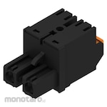 WEIDMULLER Female plug, PUSH IN Spring Connection BLF 7.62HP Series