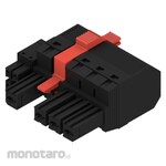 WEIDMULLER Female plug, PUSH IN Spring Connection with pluggable shield Connector