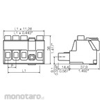 WEIDMULLER OMNIMATE Power IT Female Plug, Clamping-yoke Connection BUZ 10.16IT/180MF