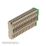 WEIDMULLER Plugs Green, Dark Beige