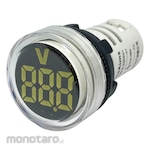 AS ONE DC4-100V LED Digital Voltmeter FXB16-22 Series