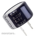 EATON Eaton Electric Double Layer Capacitor 5.5V dc 0.22F Leaded