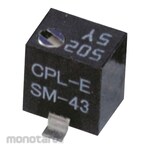 NIDEK Components (formerly Nidec Copal Electronics/Fujisoku) Semi-fixed resistor Nidec Copal Electronics, 100kΩ, 0.25W