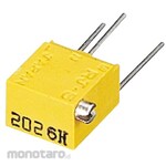 NIDEK Components (formerly Nidec Copal Electronics/Fujisoku) Semi-fixed resistor Nidec Copal Electronics, 20kΩ, 0.25W