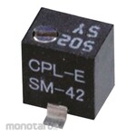 NIDEK Components (formerly Nidec Copal Electronics/Fujisoku) Semi-fixed resistor Nidec Copal Electronics, 2kΩ, 0.25W