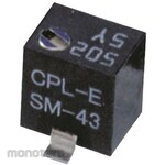 NIDEK Components (formerly Nidec Copal Electronics/Fujisoku) Semi-fixed resistor Nidec Copal Electronics, 5kΩ, 0.25W