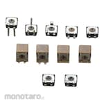NIDEK Components (formerly Nidec Copal Electronics/Fujisoku) Trimmer Potentiometer, Single-Turn, Minus Rotor, Top Adjustment, J-Lead, 50Ω