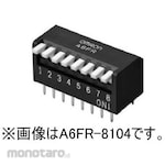 OMRON Piano DIP switch 4-pole, long lever type