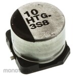 Panasonic Capacitor 10μF, 50V dc, EEETG1H100P