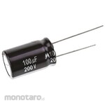 Panasonic Capacitor 100μF, 200V dc, EEUEE2D101