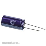 Panasonic Capacitor 100μF, 250V dc, ECA2EM101