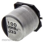 Panasonic Capacitor 100μF, 50V dc, EEEHBH101UAP