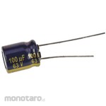 Panasonic Capacitor 100μF, 63V dc, EEUFC1J101B